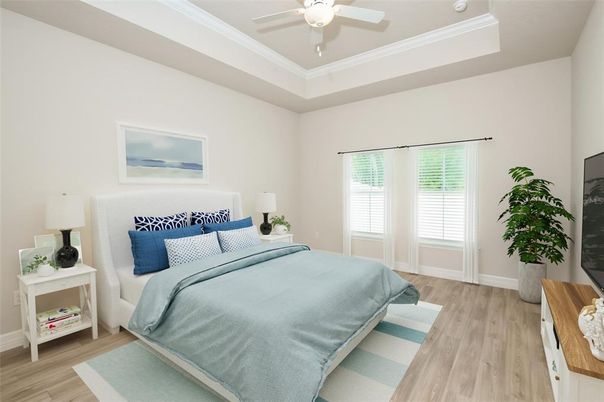 Bedroom, Interior, Wood Texture Flooring