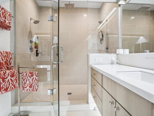 Bathroom, Glass Shower, Interior