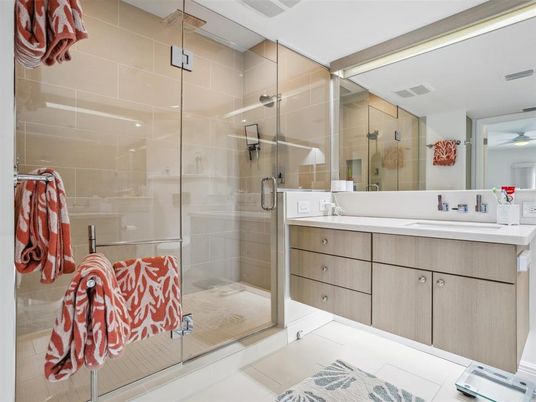 Bathroom, Glass Shower, Interior