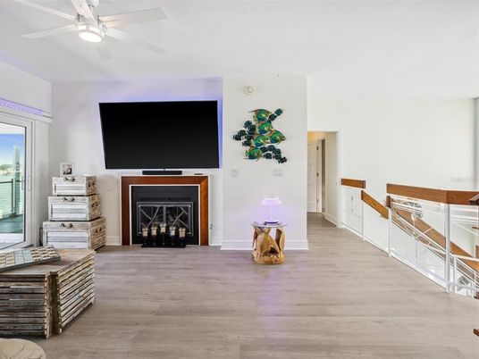 Fireplace, Interior, Wood Texture Flooring