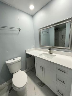 Bathroom, Interior, Marble, Recessed Lighting