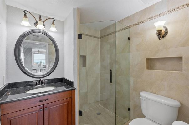 Bathroom, Glass Shower, Interior
