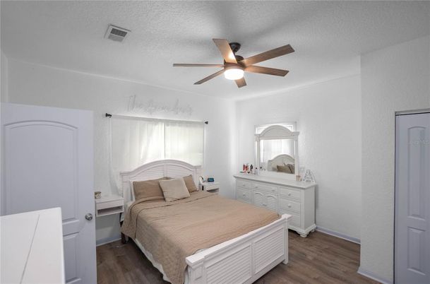 Bedroom, Interior, Wood Texture Flooring