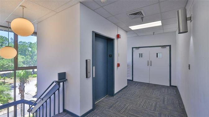 Elevator, Interior, Pendant Lights