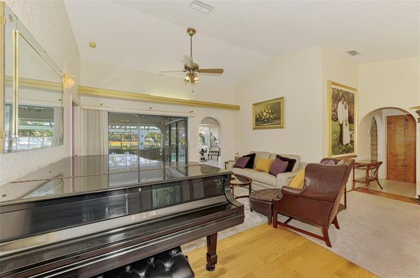 Interior, Living room, Piano, Wood Texture Flooring