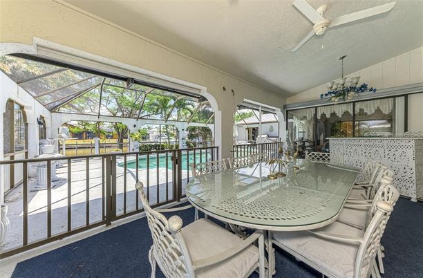 Dining room, Glass Ceilings, Interior, Pool, Sun Room