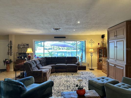 Interior, Living room, Recessed Lighting