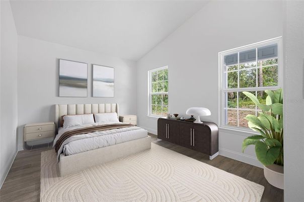 Bedroom, Interior, Wood Texture Flooring