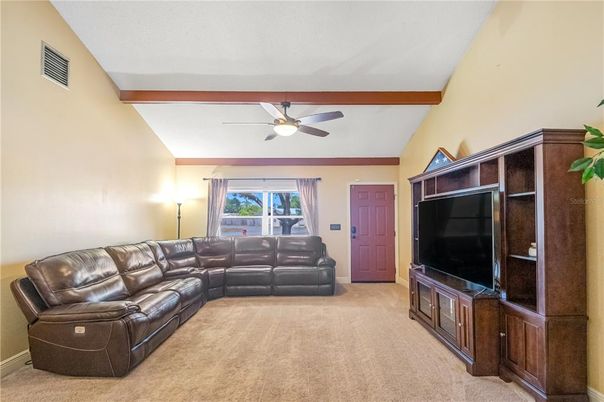 Interior, Living room, Wooden Beams