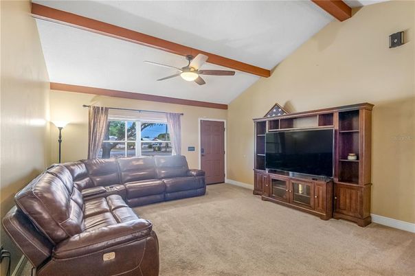 Interior, Living room, Wooden Beams