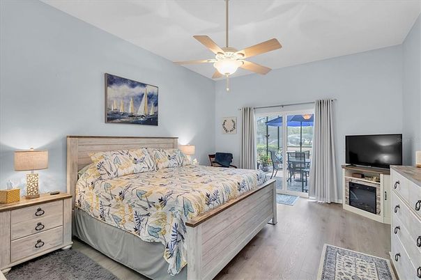 Bedroom, Interior, Wood Texture Flooring