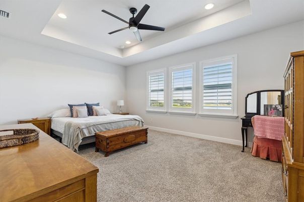 Bedroom, Interior, Recessed Lighting