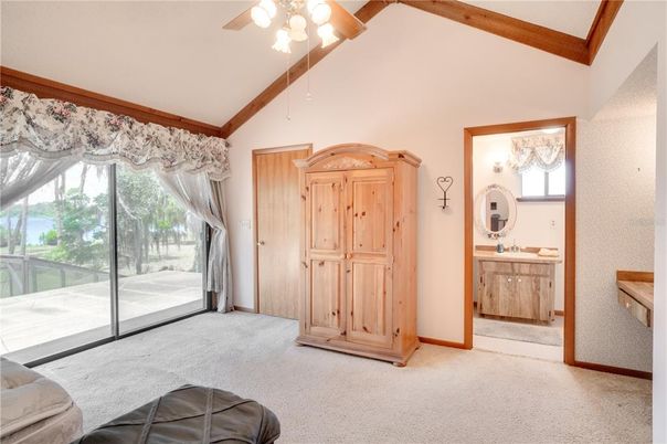 Bathroom, Interior, Wooden Beams