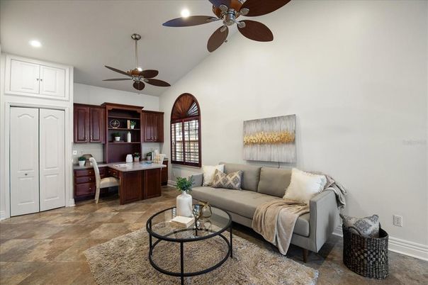 Home Office, Interior, Living room, Recessed Lighting