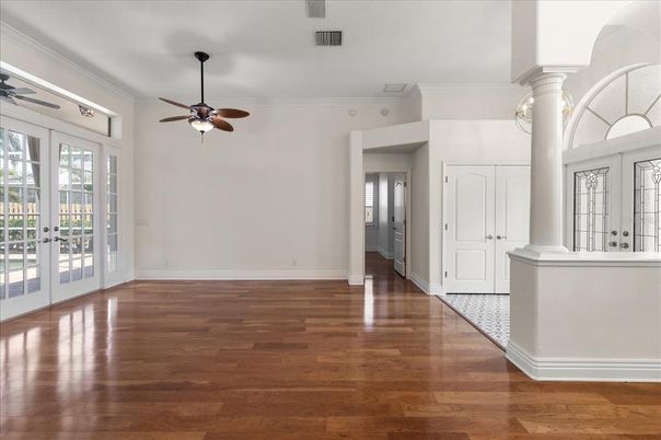 Empty room, Interior, Wood Texture Flooring