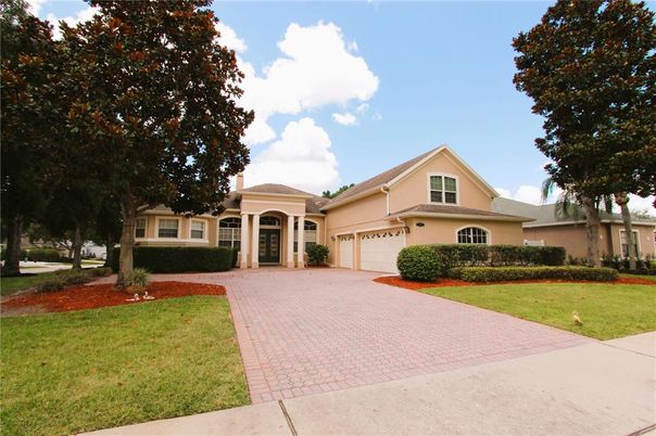 Attached, Backyard, Exterior, Facade, Mediterranean