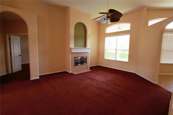 Empty room, Fireplace, Interior