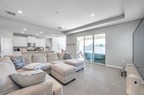 Interior, Kitchen, Living room, Recessed Lighting, Stainless Steel Appliances