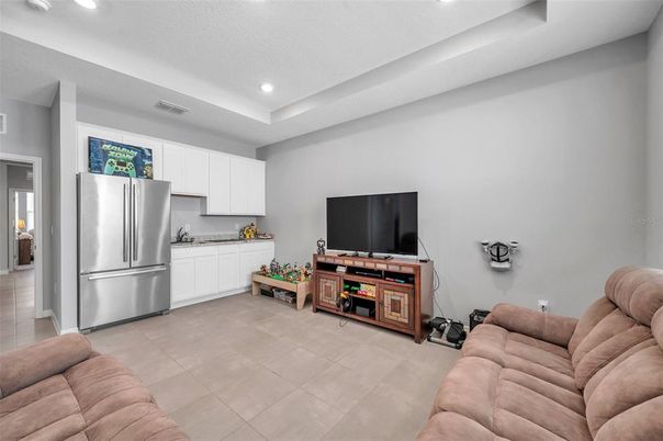 Interior, Kitchen, Living room, Recessed Lighting, Stainless Steel Appliances