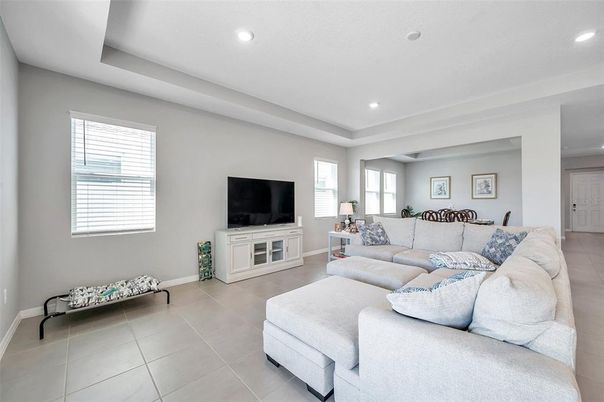 Interior, Living room, Recessed Lighting