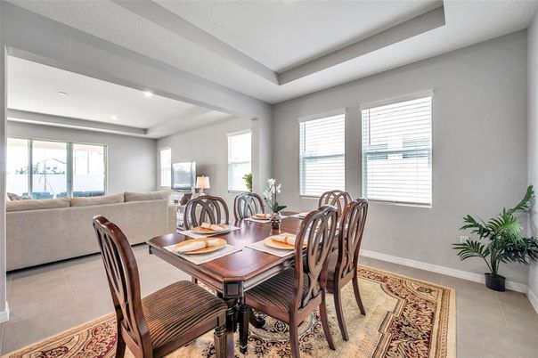Dining room, Interior, Living room, Recessed Lighting