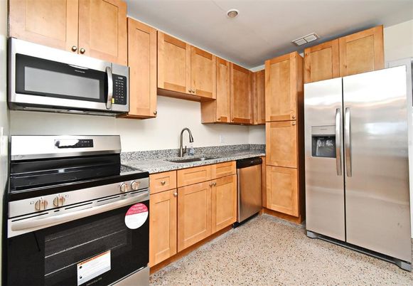 Interior, Kitchen, Recessed Lighting, Stainless Steel Appliances
