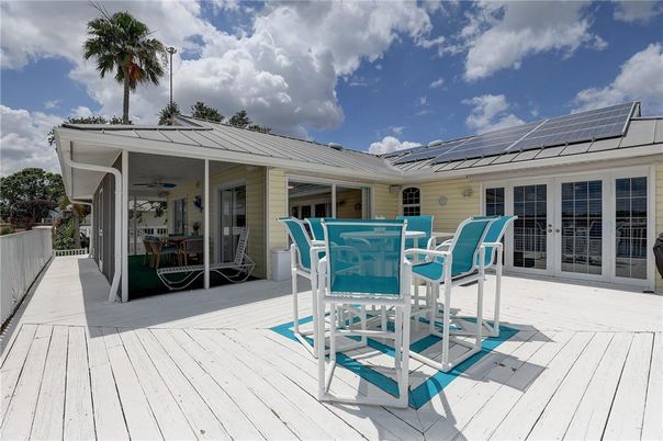 Exterior, Pool, Solar Panels