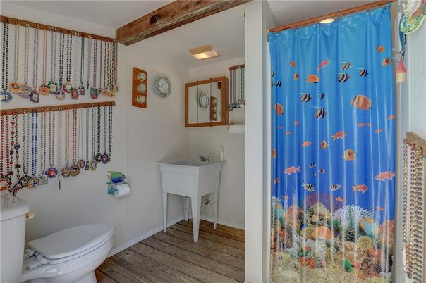 Bathroom, Interior, Wood Texture Flooring