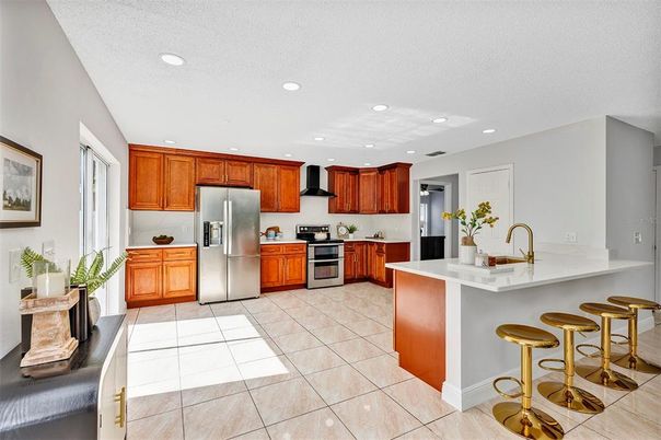 Interior, Kitchen, Recessed Lighting, Stainless Steel Appliances