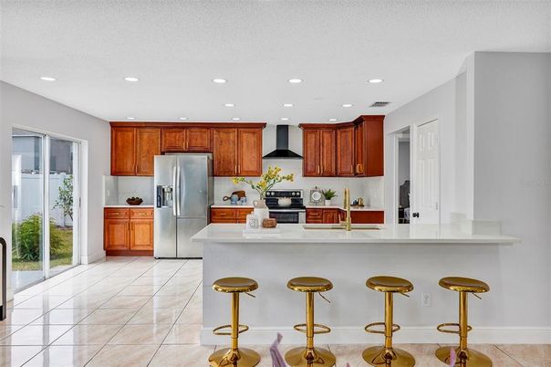 Interior, Kitchen, Recessed Lighting, Stainless Steel Appliances
