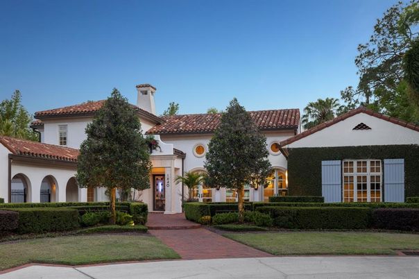 Backyard, Exterior, Facade, Mediterranean