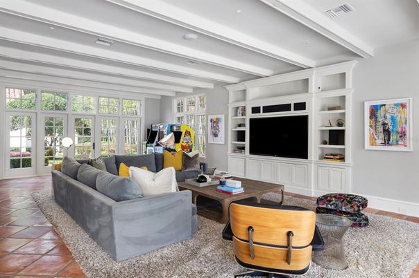 Interior, Living room, Recessed Lighting