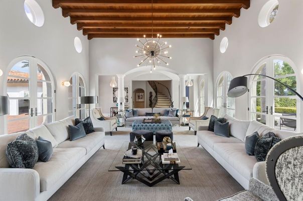 Interior, Living room, Pendant Lights, Wooden Beams, Wooden Ceilings