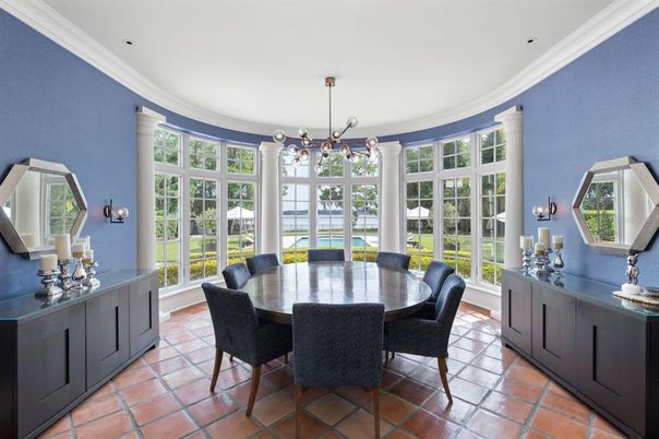 Dining room, Interior, Pendant Lights