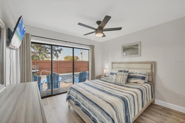 Bedroom, Interior, Wood Texture Flooring