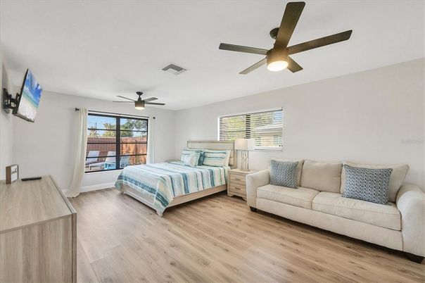 Bedroom, Interior, Wood Texture Flooring