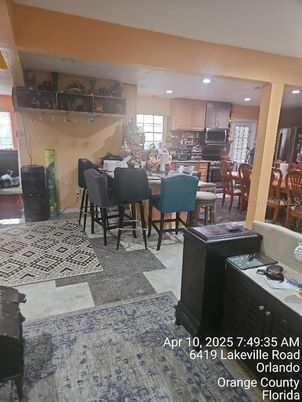 Dining room, Interior, Kitchen, Recessed Lighting