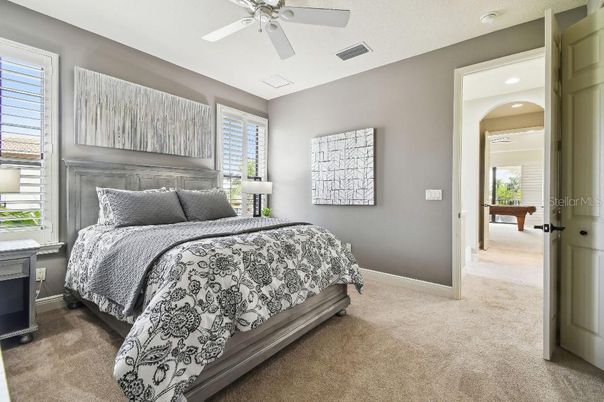 Bedroom, Interior, Recessed Lighting