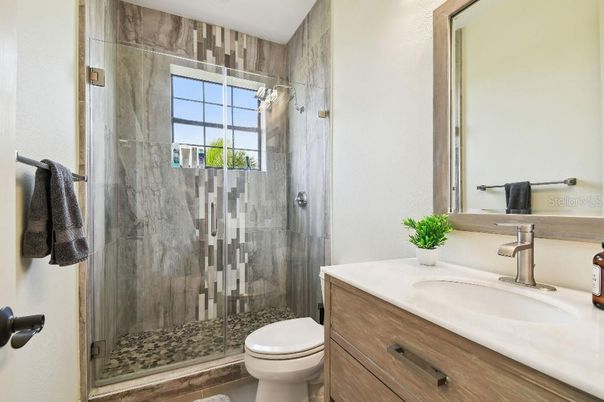 Bathroom, Glass Shower, Interior