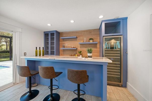 Interior, Recessed Lighting, Wood Texture Flooring