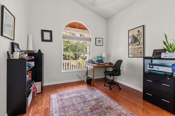 Home Office, Interior, Wood Texture Flooring