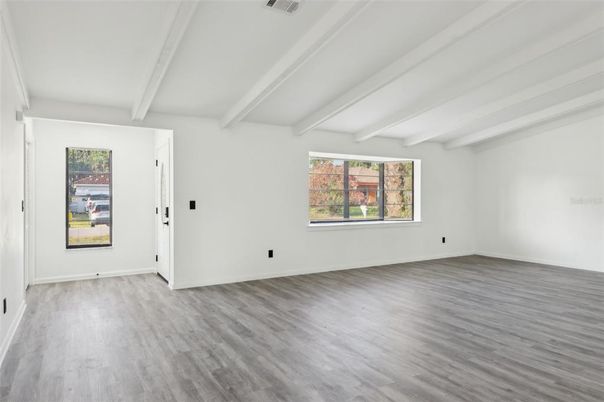Empty room, Interior, Wood Texture Flooring