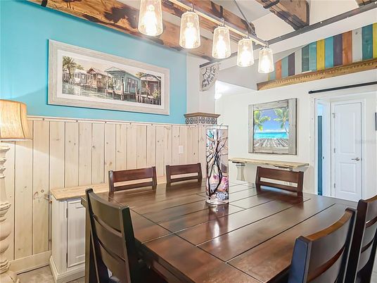 Dining room, Interior, Pendant Lights