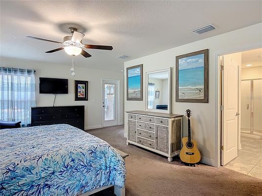 Bedroom, Interior, Recessed Lighting