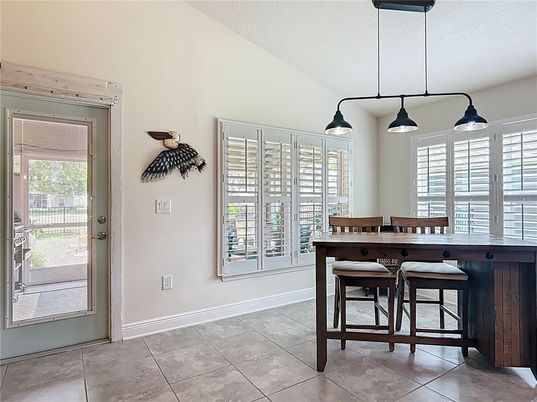 Dining room, Interior, Pendant Lights