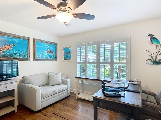 Home Office, Interior, Wood Texture Flooring