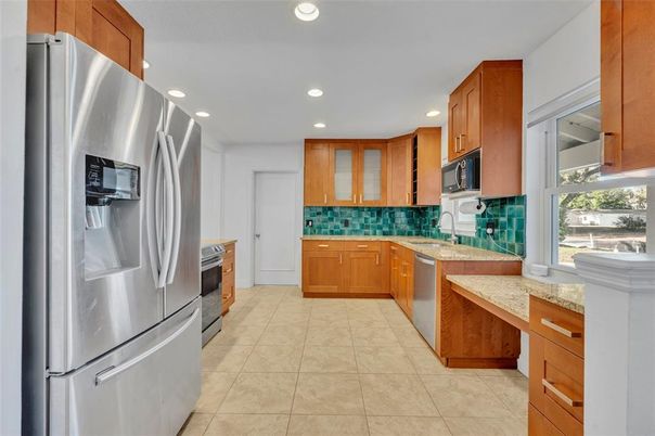 Interior, Kitchen, Recessed Lighting, Stainless Steel Appliances