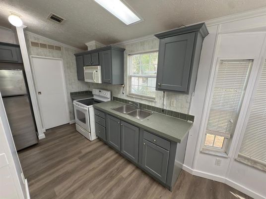 Interior, Kitchen, Wood Texture Flooring