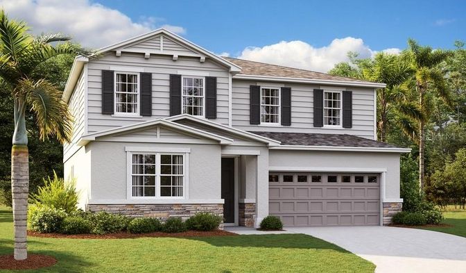 Attached, Exterior, Facade, Split Level