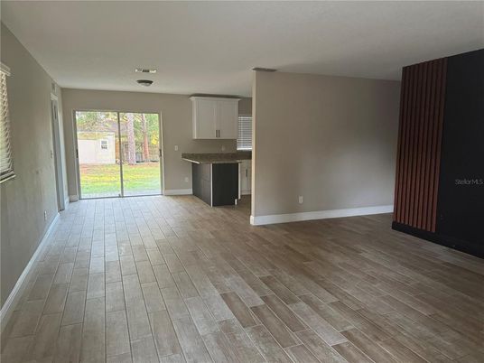 Empty room, Interior, Kitchen, Wood Texture Flooring